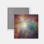 Chaos im Herzen des Orion Spitzer Hubble Composite Magnet (Vorderseite/Rückseite)