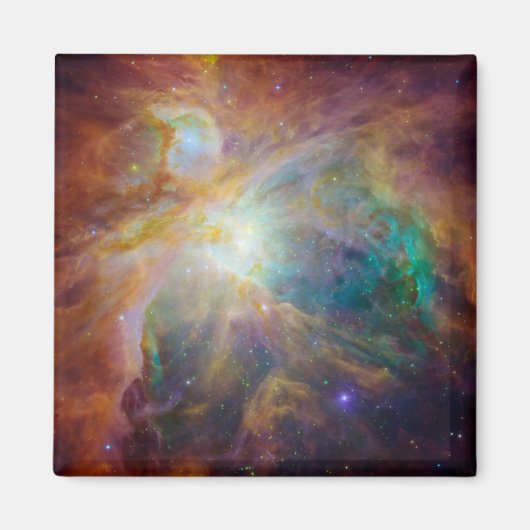 Chaos im Herzen des Orion Spitzer Hubble Composite Magnet (Vorne)