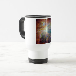 Chaos im Herzen des Orion Spitzer Hubble Composite Reisebecher
