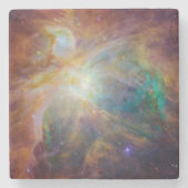 Chaos im Herzen des Orion Spitzer Hubble Composite Steinuntersetzer (Vorderseite)