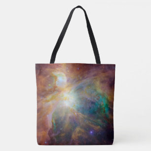 Chaos im Herzen von Orion Spitzer Hubble Composite Tasche