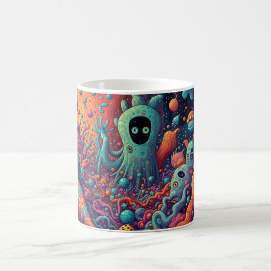 Chaos in Color: Hidden Depths Kaffeetasse (Mittel)