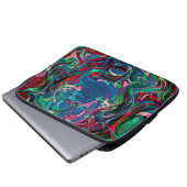 Chaos in den Ferien... Laptopschutzhülle (Vorne Knopf)