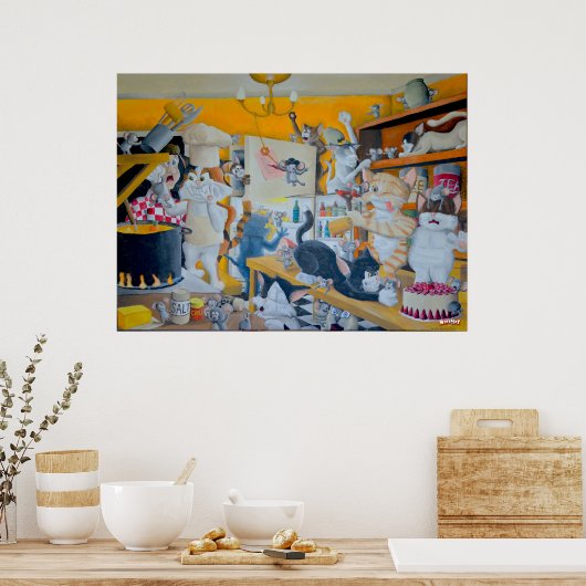 Chaos in der Küche - Poster (Küche)