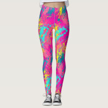 Chaos in einem rosa Dream Leggings - Spaß