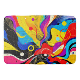 Chaos in Harmonie Kunst Badematte