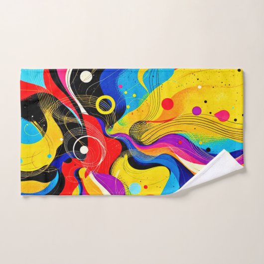 Chaos in Harmonie Kunst Badhandtuch Set (Handtuch)