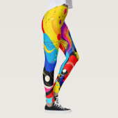 Chaos in Harmonie Kunst Leggings (Rechts)