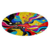 Chaos in Harmonie Kunst Schneidebrett (Ecke)