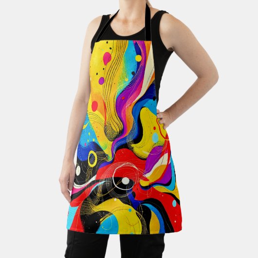 Chaos in Harmonie Kunst Schürze (InSitu)