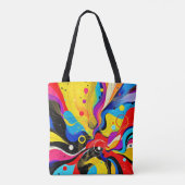 Chaos in Harmonie Kunst Tasche (Rückseite)