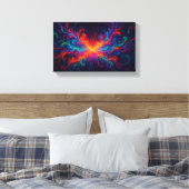 Chaos in Harmony - Lebhafte Leinwand der Abstrakte (Insitu (Schlafzimmer))