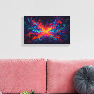 Chaos in Harmony - Lebhafte Leinwand der Abstrakte