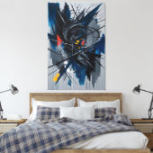 Chaos in Motion Leinwanddruck (Insitu (Schlafzimmer))