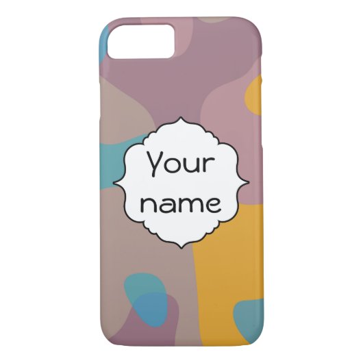 Chaos in Retrofarben Case-Mate iPhone Hülle (Rückseite)