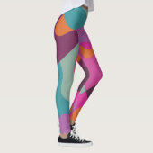 Chaos in Retrofarben Leggings (Rechts)