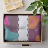Chaos in Retrofarben Seidenpapier (Geschenk)