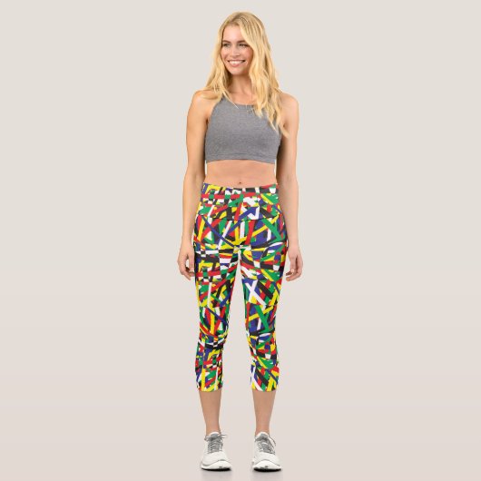Chaos, in Vorwahlen Capri Leggings (Vorderseite)