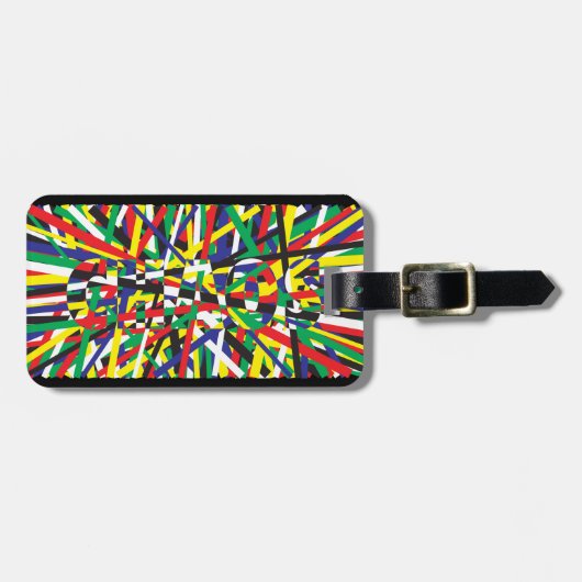 Chaos, in Vorwahlen Gepäckanhänger (Vorderseite horizontal)