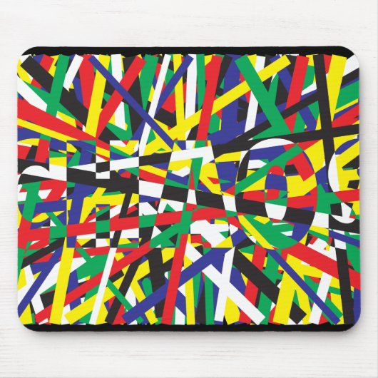 Chaos, in Vorwahlen Mousepad (Vorne)