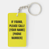 Chaos, in Vorwahlen Schlüsselanhänger (Rückseite)