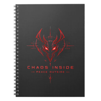 Chaos Inside Dämonen Notizbuch Notizblock