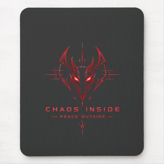 Chaos Inside Demon-Mauspad Mousepad (Vorne)