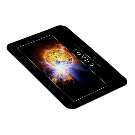 Chaos: Inspiration Zitat Magnet (Rechte Seite)