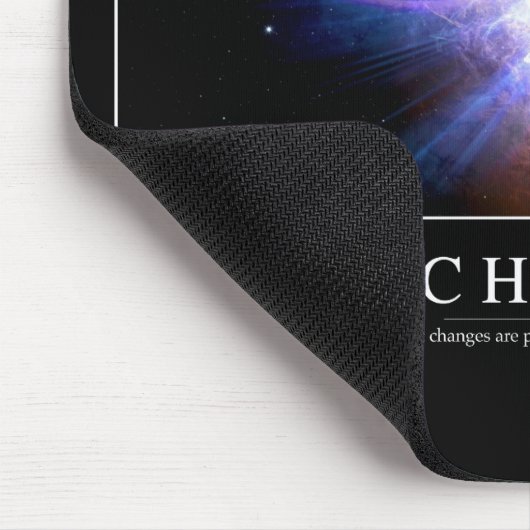 Chaos: Inspiration Zitat Mousepad (Ecke)