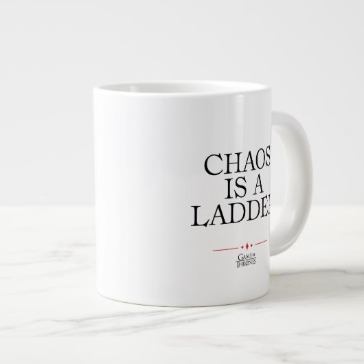 Chaos Is A Ladder Jumbo-Tasse (Vorderseite Rechts)