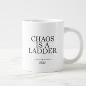 Chaos Is A Ladder Jumbo-Tasse (Rechts)