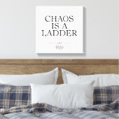 Chaos Is A Ladder Leinwanddruck (Insitu (Schlafzimmer))