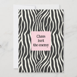 Chaos isn't the enemy einladung