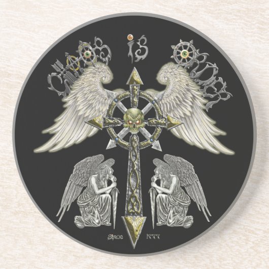 Chaos ist Auftrag Getränkeuntersetzer (Vorne)