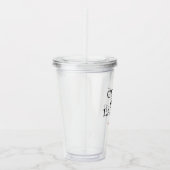 Chaos ist eine Ladung Acryltrinkbecher (Rechts)