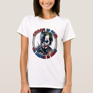 Chaos ist faire Comic-Schurke-Shirt T-Shirt