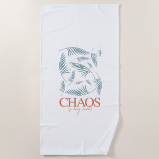 Chaos ist mein Cardio Strandtuch
