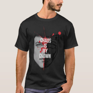 Chaos ist meine Krone – Bold Split Face Streetwear T-Shirt