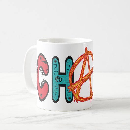 Chaos Kaffeetasse (Vorderseite Links)