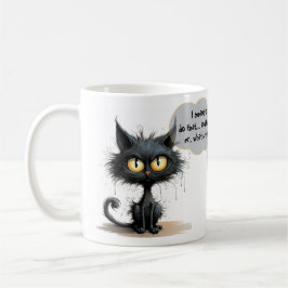 Chaos Kitty Mug: Not Sorry Kaffeetasse