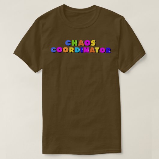 Chaos-Koordinator 7 T-Shirt (Design vorne)
