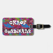 Chaos-Koordinator Abstrakt Gepäckanhänger (Vorderseite horizontal)