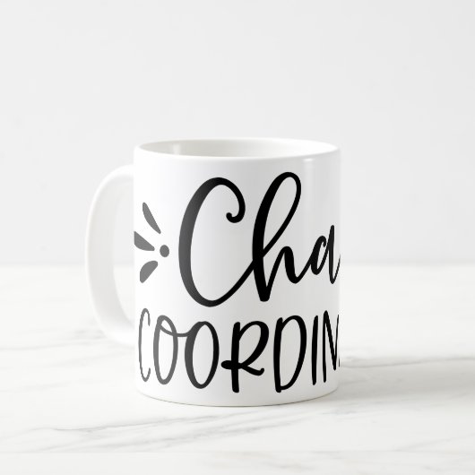 Chaos-Koordinator Chaos-Schöpfer Kaffeetasse (Vorderseite Links)