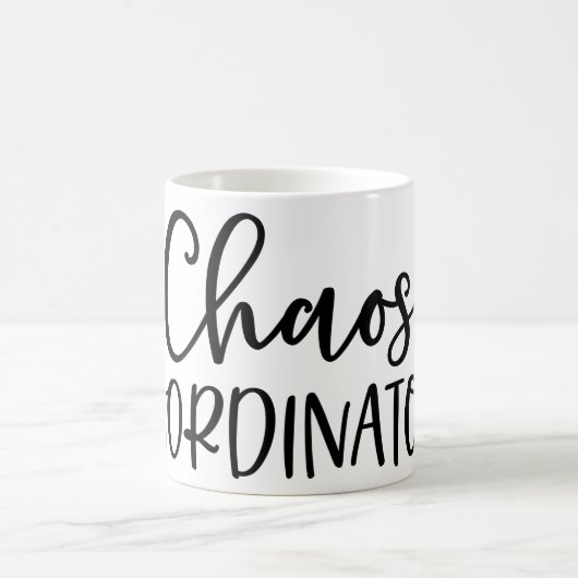 Chaos-Koordinator Chaos-Schöpfer Kaffeetasse (Mittel)