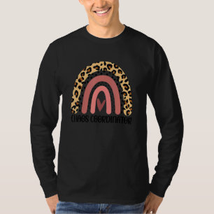 Chaos Koordinator Cheetah Print Leopard Boho Rainb T-Shirt