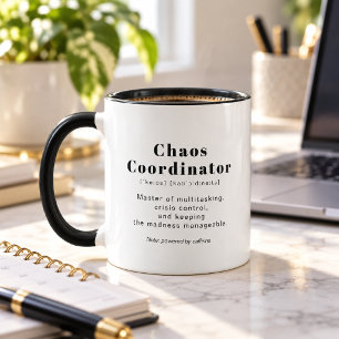Chaos-Koordinator Definition Benutzerdefinierter F Tasse