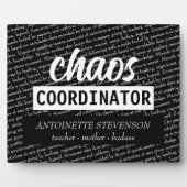 Chaos-Koordinator Fotoplatte (Vorderseite)