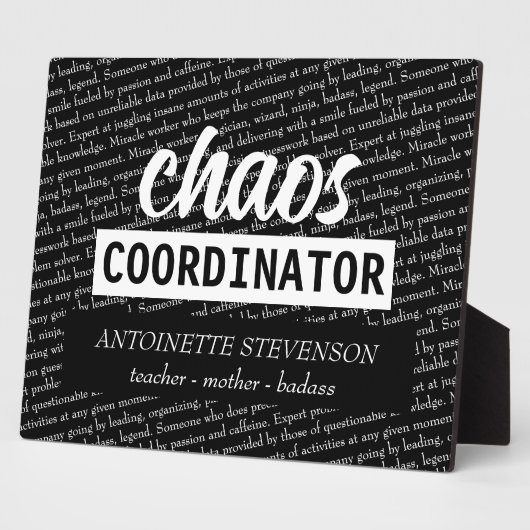 Chaos-Koordinator Fotoplatte (Seite)