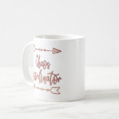 Chaos-Koordinator | Funny Mama | GLITZER | Angebot Kaffeetasse (Vorderseite Links)