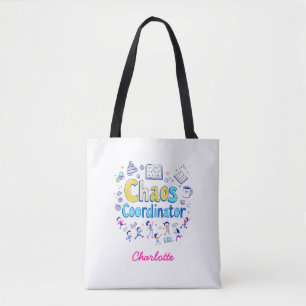 Chaos-Koordinator Funny Mama Life Personalisie Tasche
